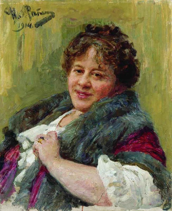 Ilya Repin Portrait of writer Norge oil painting art
